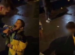 شاب يُجبر طفلاً على شرب الكحول في إسطنبول (فيديو)