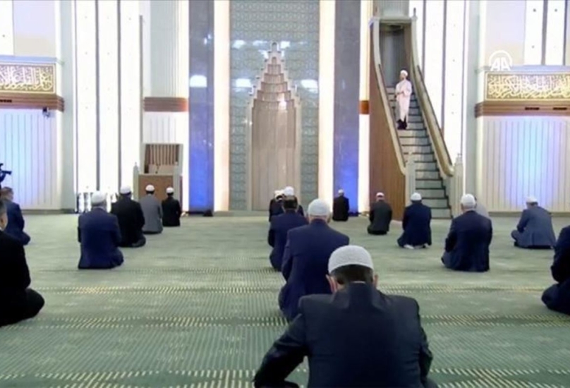 من داخل أحد المساجد في تركيا-الأناضول