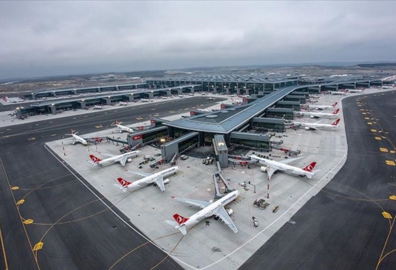 خدمت المطارات التركية 75.034 طائرة في فبراير