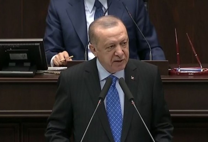 أردوغان يلقي كلمة خلال اجتماع للكتلة النيابية لحزب العدالة والتنمية